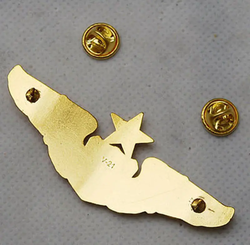 USAF U.S. Air Force Senior Pilot Metal Wing Badge Insignia -US203
