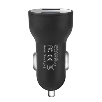 

2019 12V Dual Port USB Car Charger Red LED Voltage Current Digital Display Adapter For Smart Phone Tablet PC