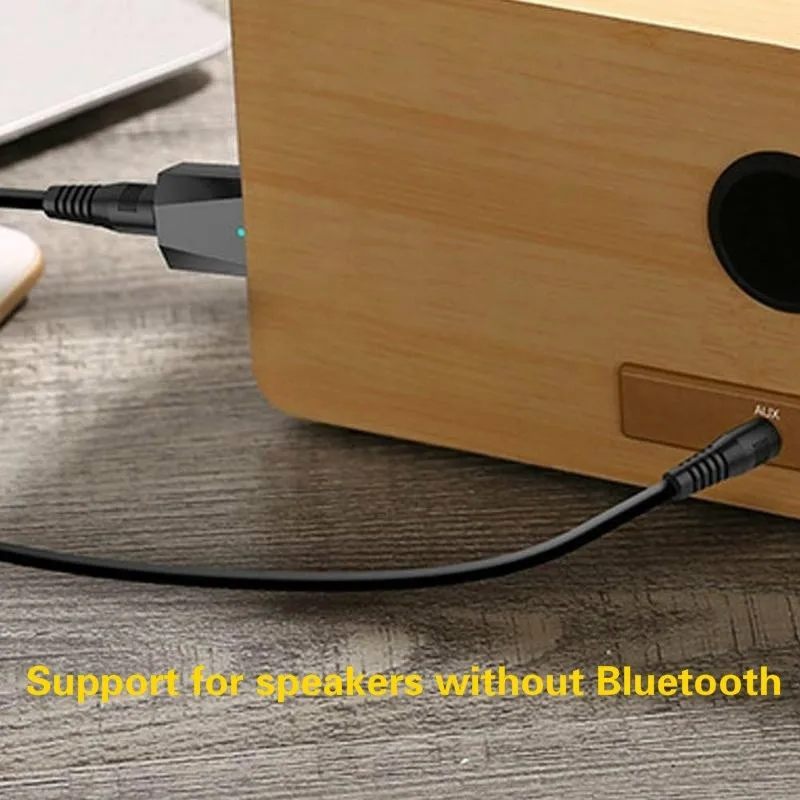 3,5 мм Aux Jack& USB для Bluetooth адаптер для автомобиля ПК музыкальный приемник с динамиком разъем передатчика для синий зуб USB Adaptador