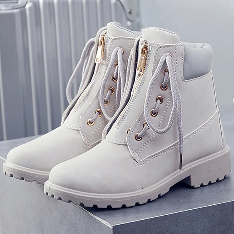 Najtaniej Moda kobiet buty gumowe buty pracy botki dla kobiet 2019 dorosłych wiązanej kobiet jesień rozmiar butów 36 41