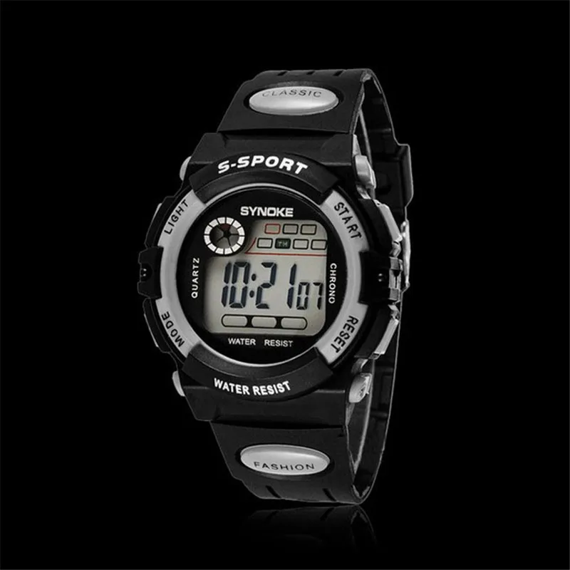 

Hot Clock Outdoor Compass Sport Waterproof Cool Mens Boy's LED Quartz Alarm Date Sports Wrist Watch E Electronic LED