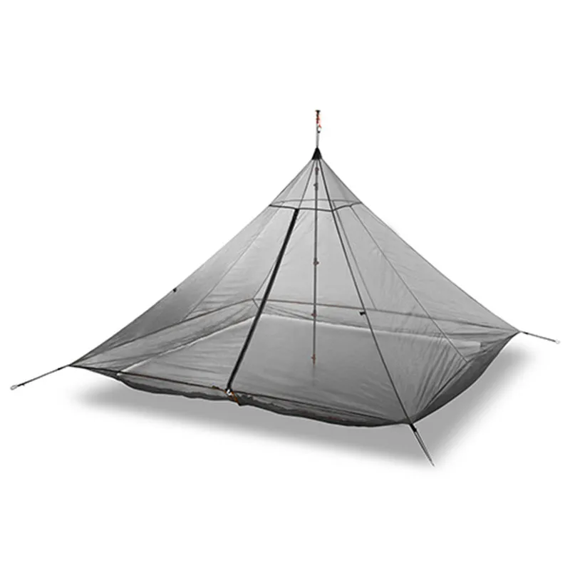3/4 сезонная ультра легкая пирамидальной формы Внутренняя сетка палатка для уличного кемпинга палатка туристическая палатка походная Внутренняя палатка 4 человека