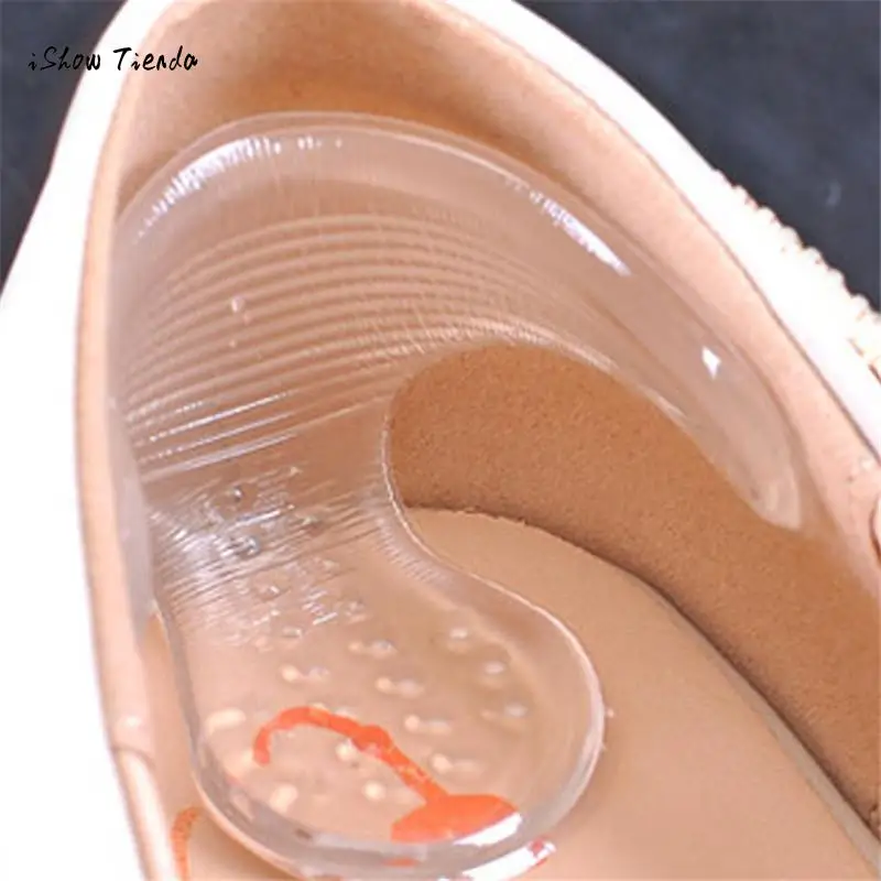 

ISHOWTIENDA T type Thread PU Material Attached To The Anti Grinding Heel Stick Heel Pad Shoulder High Quality Wholesale