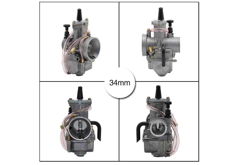 Alconstar PWK 21 мм 24 мм 26 мм 28 мм 30 мм 32 мм 34 мм для 2T 4T мото гоночный карбюратор Koso OKO Keihi с power Jet