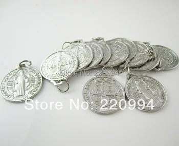 

100pcs of Blessing Saint Benedict Jubilee Medal NO JUMP RING INCLUDED