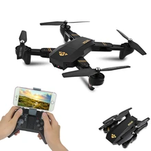 TIANQU VISUO XS809W Квадрокоптер мини складной селфи Дрон с Wi-Fi FPV 0.3MP/2MP камерой удержание высоты Радиоуправляемый Дрон