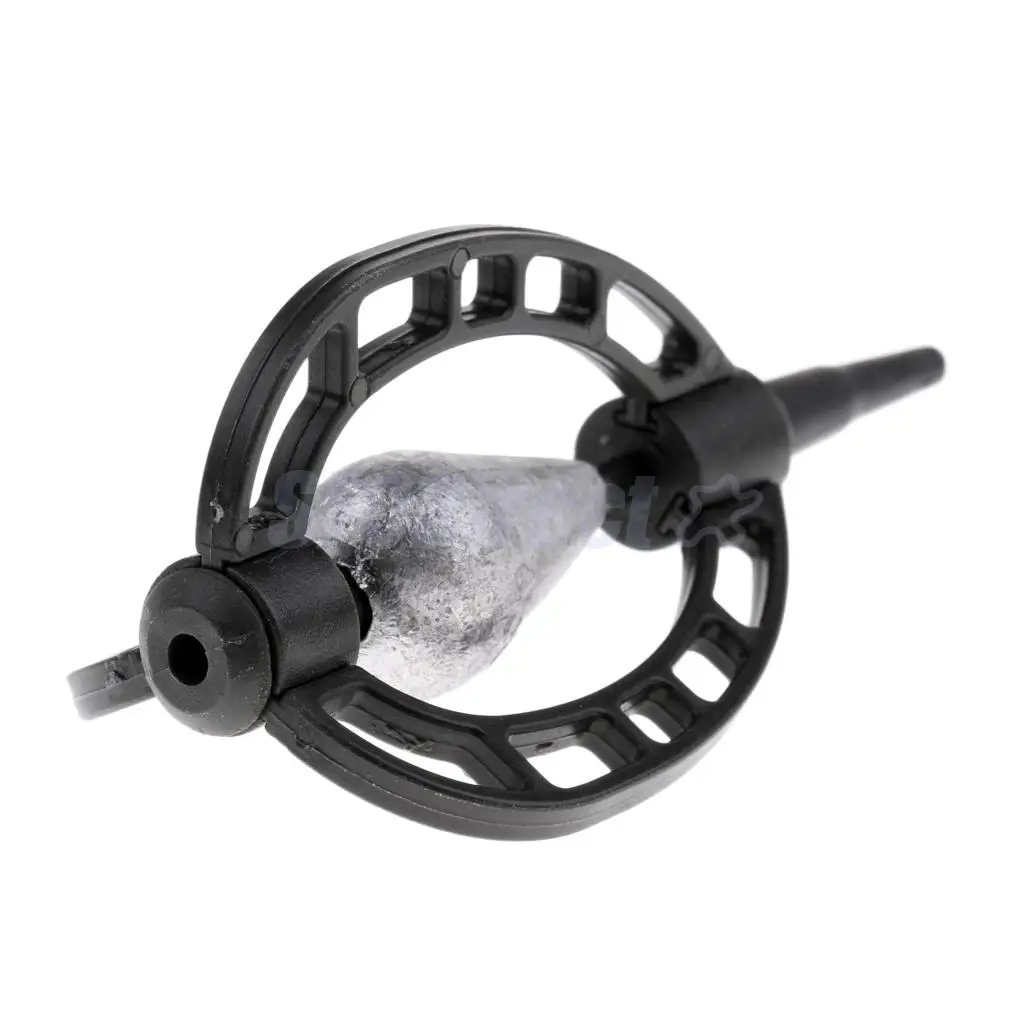 In-line Method Fishing Feeder Swim Feeders Carp Fishing Baits Cage Trap with Lead Sinker 40g 45g