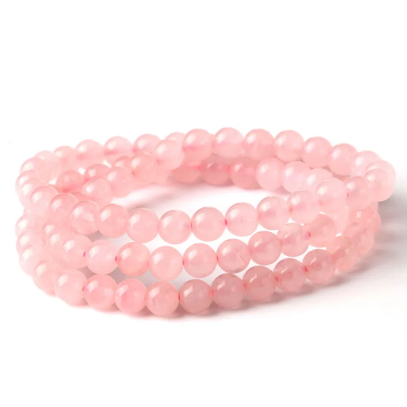 

Natural Pink Crystal Bracelet Lavender Sea Blue Multicolored Handmade Candy Sweet Colored Crystal