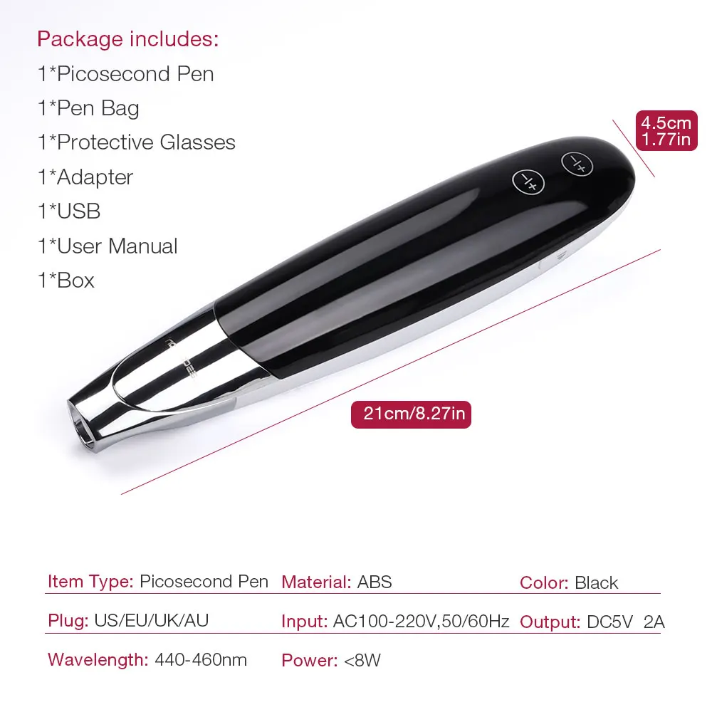 picosecond laser pen tattoo removal LMH181214-01 (6)