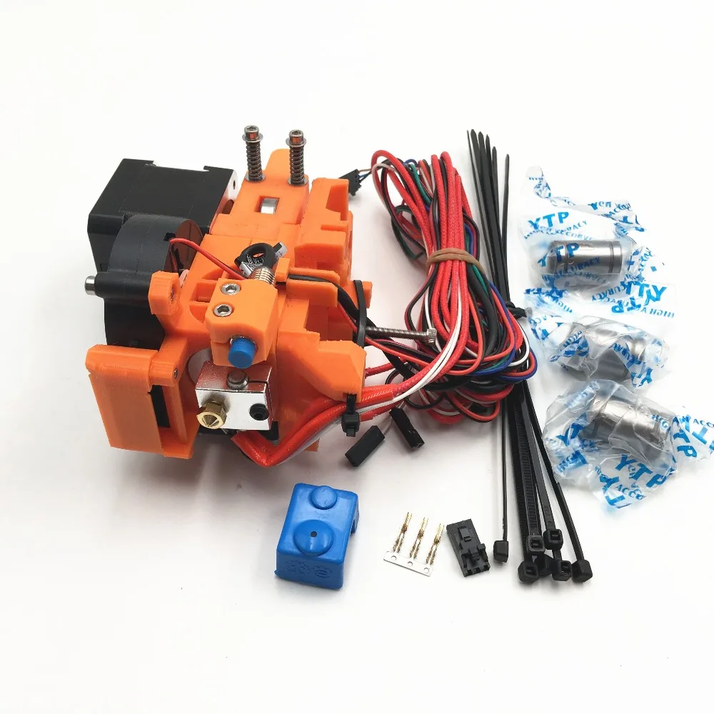 

1Set Assembled Reprap Prusa i3 MK2 extruder full kit with Free Silicone Sock 0.4MM Nozzle, P.I.N.D.A. probe PLA printed parts