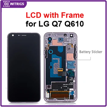 

Witrigs Q610 LCD Display Touch Screen Digitizer Assembly with Frame for LG Q7