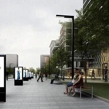 Открытый 55 дюймов 65 дюймов 1500cd/m2 Светодиодный ЖК дисплея компьютера/android сети HD киоск AD Дисплей Цифровой вывески