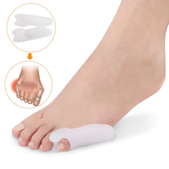

50Pair New Feet Care Silicone Separateur Orteil Pedicure Gel Little Toe Separator Straighteners Alignment Bunion Pain Relief