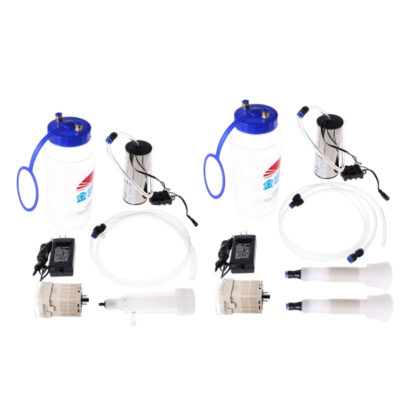 

2L Milking Vacuum Pump Milk Machine Vacuum Pulse Goat Sheep Cow Electric Barrel