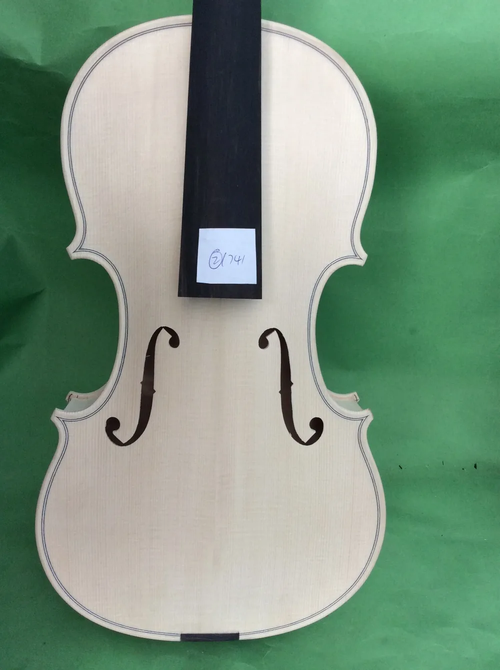 

White violin 4/4 one piece flamed maple back Guarneri model 1741 NO2