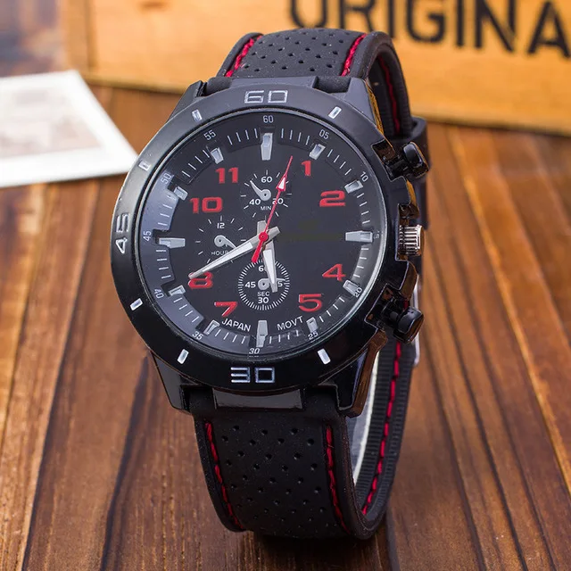 

Outdoor Casual Watch Men Sport watches Luxury Brand Silicone quartz Wristwatch men Military Watch Relogio masculino Reloj Hombre