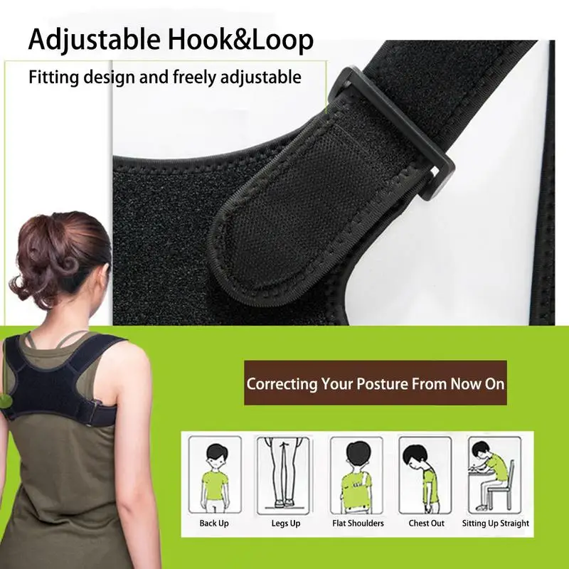 Adjustable Kyphosis Correction Belt Student's Sitting Posture