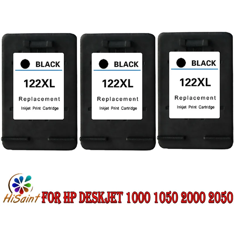 

hisaint BK For HP122XL 122 XL Ink Cartridge CH563HE Printers Cheap 1050 2050 2050 Ink jet Printer Cartridge Rushed