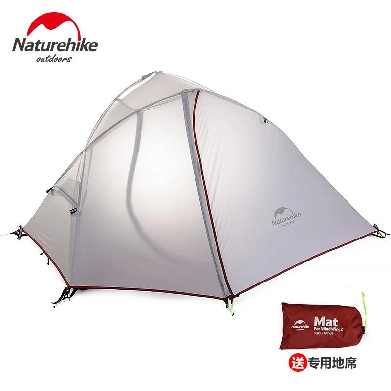 Naturehike 1-2 Person 20D Silicone Tent ultralight Outdoor Double Layer Tent Camping Waterproof Tent NH16S012-S/NH16S013-S