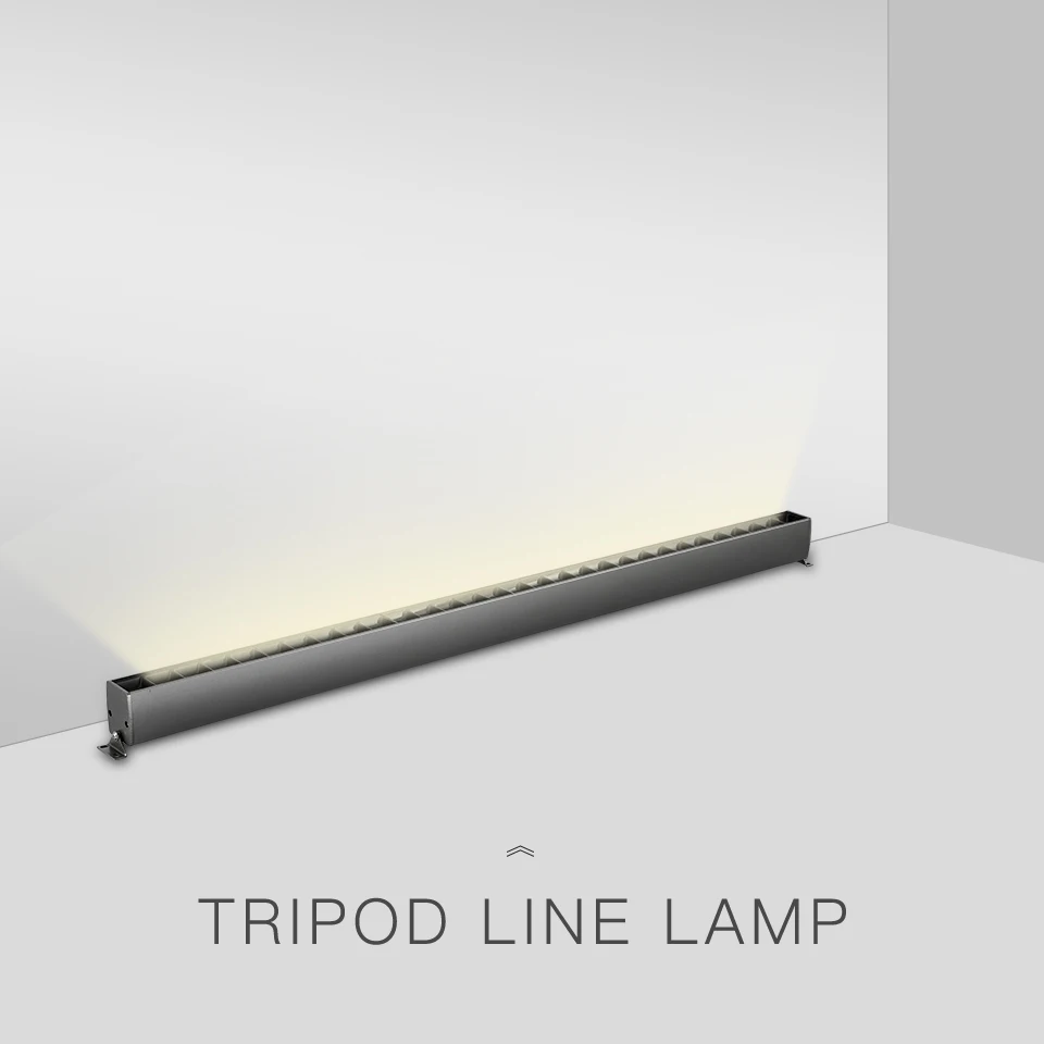 

SCON 120cm 30W OSRAM iron grey linear line bar light 2400Lm 4000k natural light Hotel Spotlight and polarized wall wash lamp