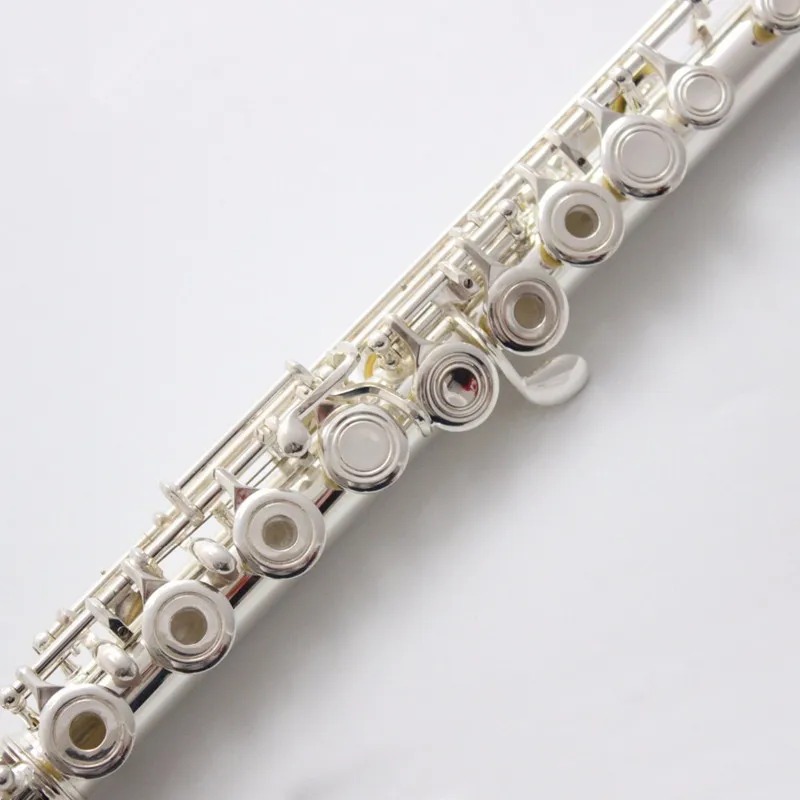 

Brand New Japan Profession Flute FL-584 Standard Silver Plated Student Flute Closed Hole Flute Model 17 Holes With case