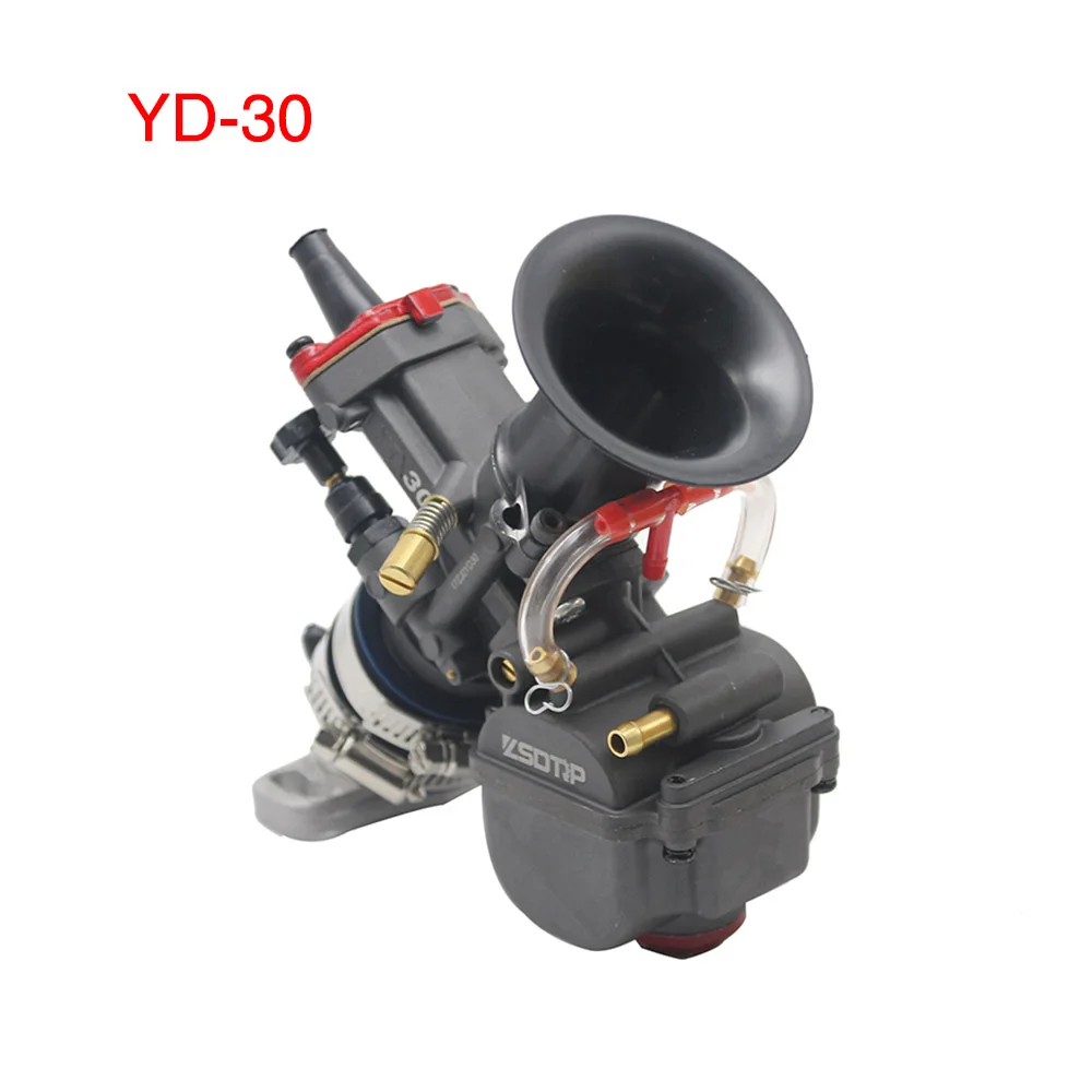 ZSDTRP YD28/30 МОТОЦИКЛ КАРБЮРАТОР Yoshimura YD-MJN28/30 двойной стек карбюратор power Up Kit для Honda Monkey ATV Quad Go Kart - Цвет: YD-30MM