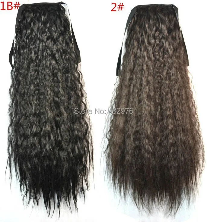 Women Hair Extensions 60cm 13 Colors Afro Kinky Curly Hair