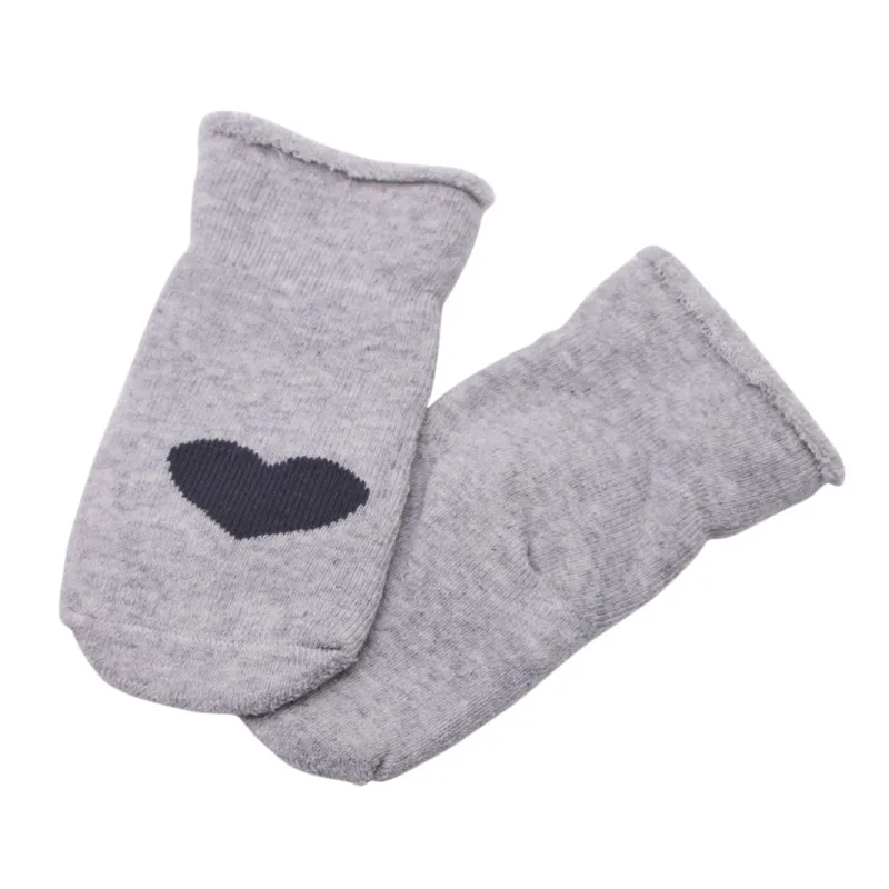 1 пар/уп. Детские утепленные хлопковые носки с милым принтом «любовь» зимние носки для новорожденных новые осенние мягкие носки для малышей От 0 до 1 года N