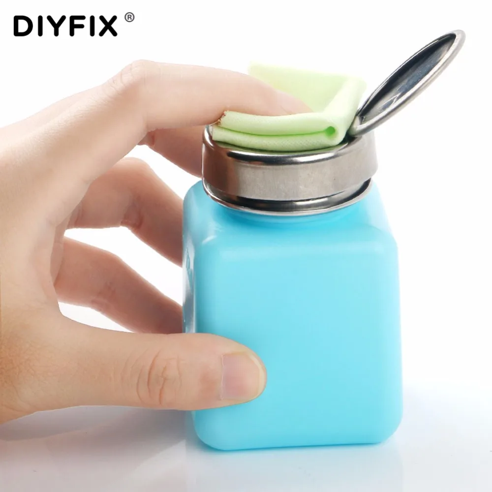 DIYFIX пустая бутылка для жидкого спирта 120 мл средство удаления остатков клея