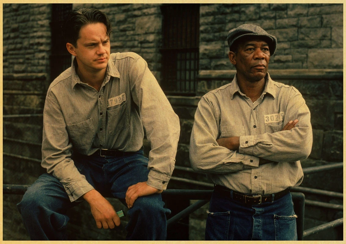 Постер Shawshank Redemption для гостиной, Настенная декоративная живопись, Художественная печать на крафтовой бумаге, наклейка на стену