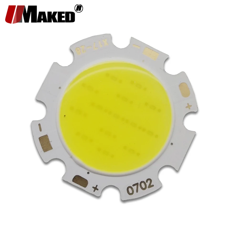 10 шт. COB Chip LED Light Bead 3 Вт 5 красный/зеленый/синий/теплый/натуральный/белый цвет