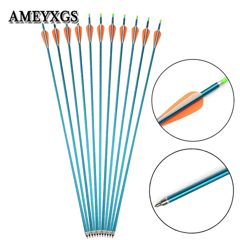 Arco e Flecha Eixo de Alumínio para Acessórios de Tiro ao ar Pces Coluna 500 Alumínio Substituível Arrowhead Aviação Livre 6 – 12