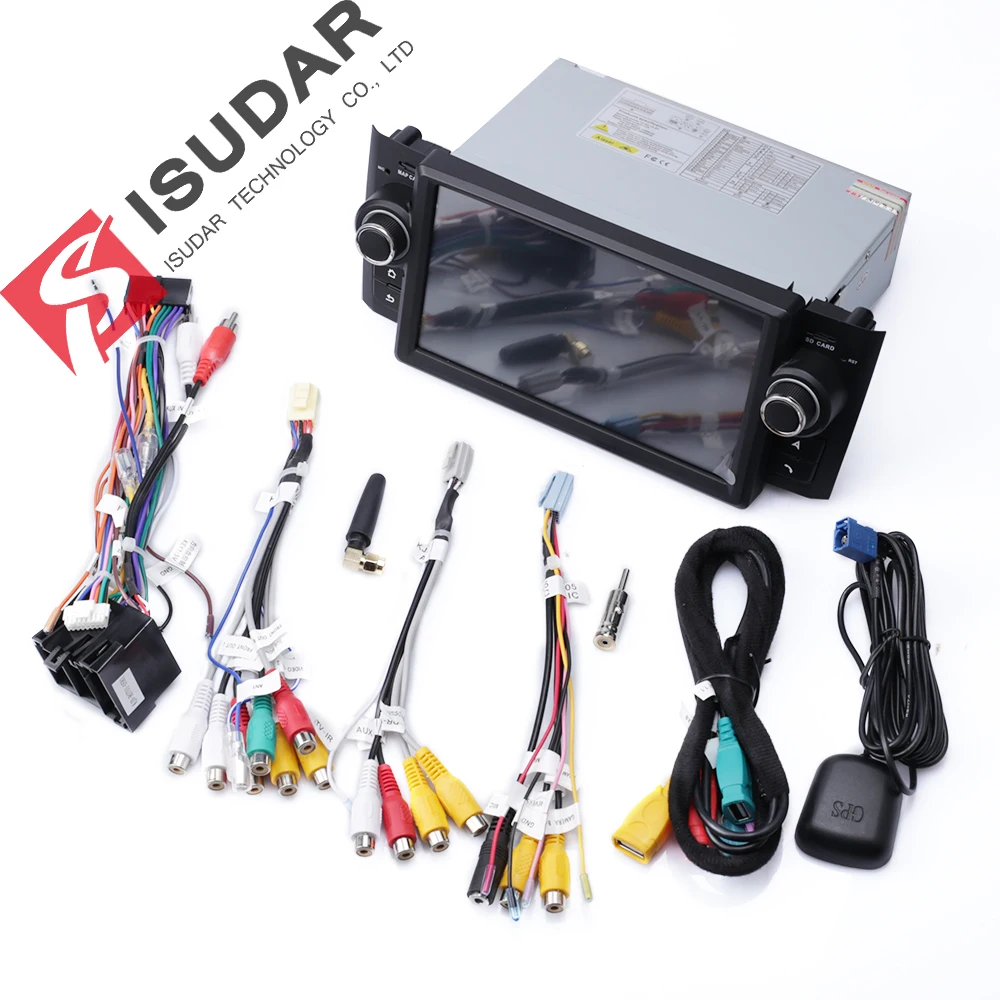 Flash Deal Isudar Car Multimedia player GPS Android 9 Car Radio 1 Din DVD Automotivo For Fiat/Grande/Punto/Linea 2007-2012 Radio FM DSP 5
