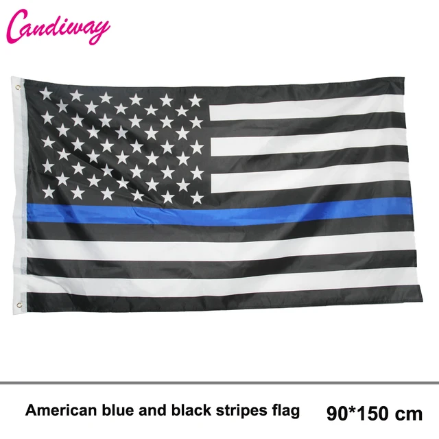 american flag black blue star flag office activity parade festival american flag office