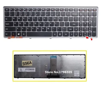 

SSEA New US Keyboard For Lenovo IdeaPad G500S G500H S500 S500C G505s G510S Flex 15 15D S510p Z510 Keyboard with Silver frame