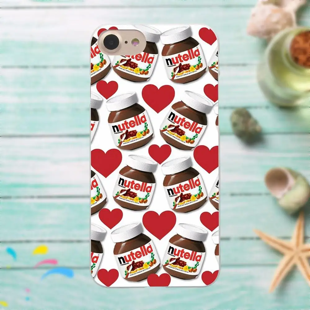 Шоколадная еда Tumblr Nutella милые для Samsung Galaxy A3 A5 A7 J1 J2 J3 J5 J7 2015 2016 2017 мягкие лучшие