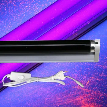 

T8 Compact Fluorescent CFL Straight Black light blue Lamp BLB For Night club DJ Purple Check Money Detection 220V 110V 10W 15W