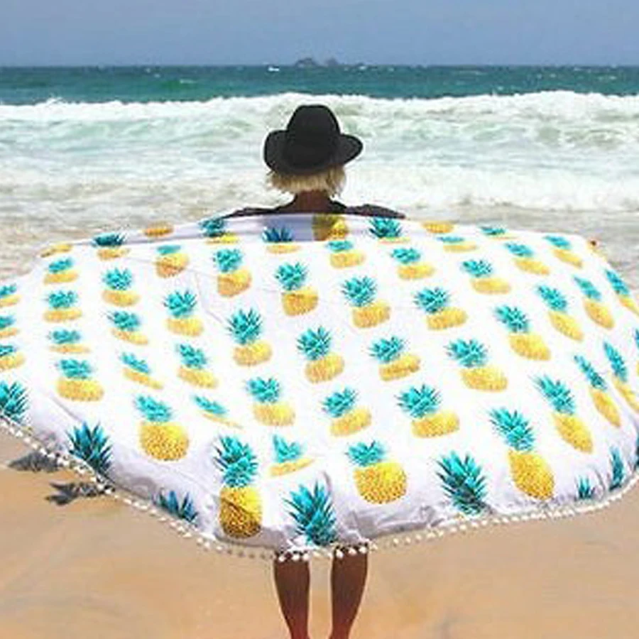 New arrival fashion summer beach soft towel Europe wind Multicolor