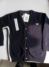 2016 nouveaux garçons chandail Marque cardigan Bébé Badine le Chandail Des Enfants 3-10 Ans Chandail