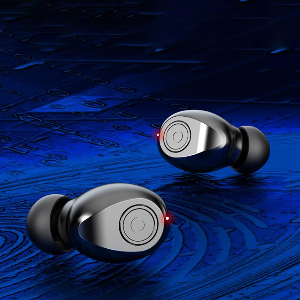 Беспроводные Bluetooth наушники TWS 5 0 с зарядным футляром 1200 мА/ч вкладыши