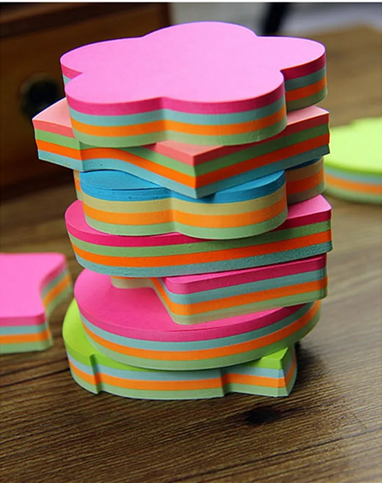 100 страниц разноцветные блокноты для заметок милые офисные любовь клейкая бумага для заметок офисные школьные принадлежности