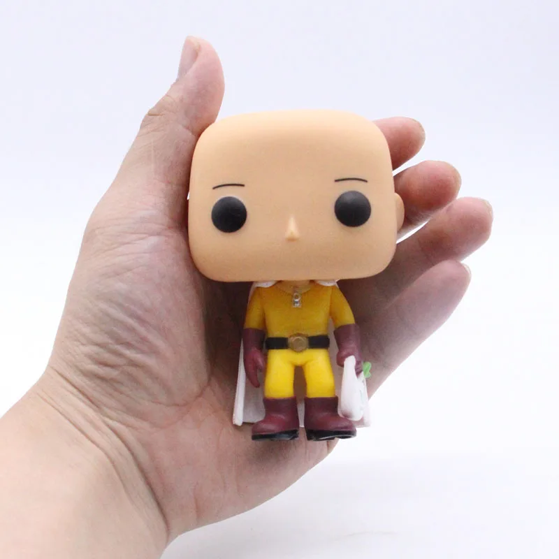 

Anime One Punch Man Character Saitama Cute Viny Dolls Figure Model Toys