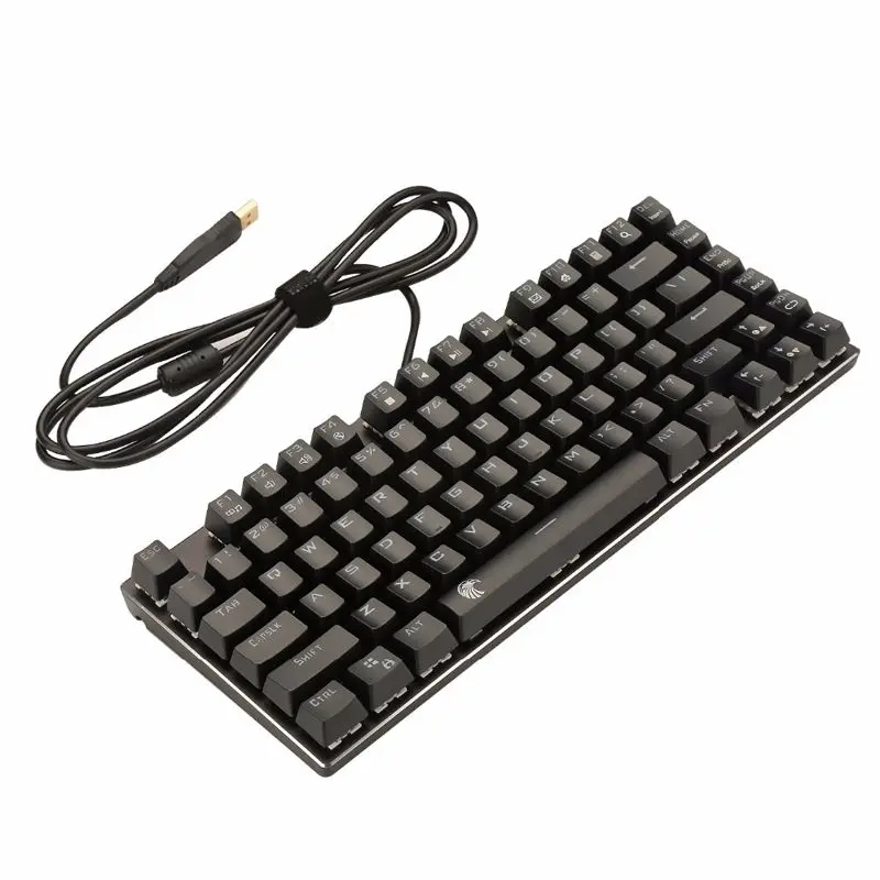 Механическая клавиатура с RGB подсветкой USB Проводная эргономичная геймерская