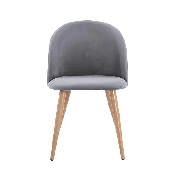 

2019 new 2pcs Modern Soft-clad Dining Chair Bread Chair Gray 49x54x77cm