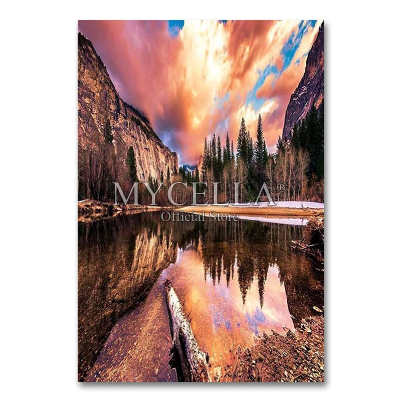 

landscape,scenic,stream,Diamond Embroidery,5D,DIY,Diamond Painting,Cross Stitch,Picture,Full,square,Diamond Mosaic,Home Decor