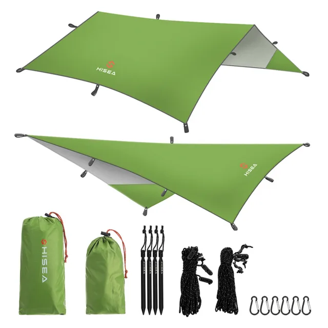 Hisea Amaca Pioggia Fly Tenda Tarp Shelter Telo