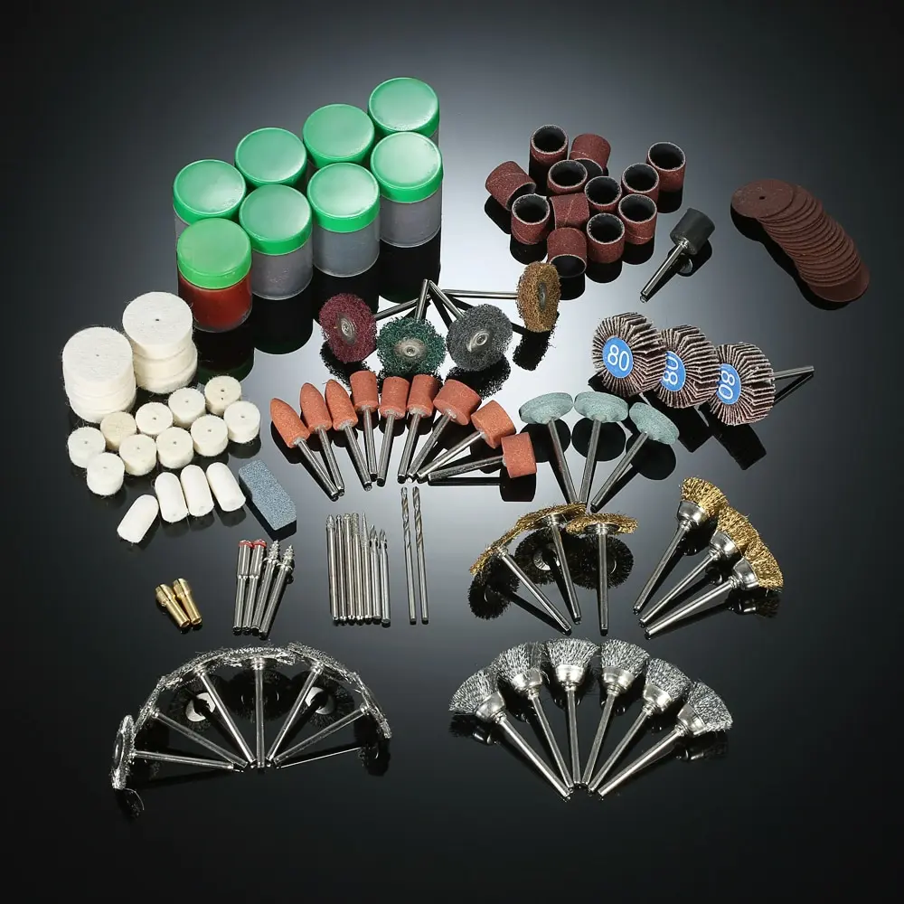 

337PCS 1/8" Electric Grinder dremel drill Accessories for Shank Rotary Tool Grinding Sanding Polishing engraving Cutting
