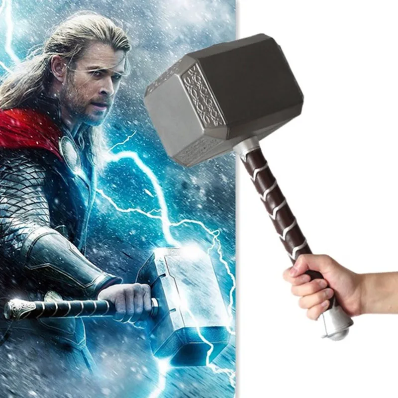 Конечная игра Тор молот Штурмовик Капитан Америка Косплей Mjolnir Marvel супергерой оружие PU материал реквизит 44 см