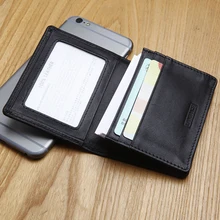 LAN original men’s name card case genuine leather credit card case wholesale credit card case