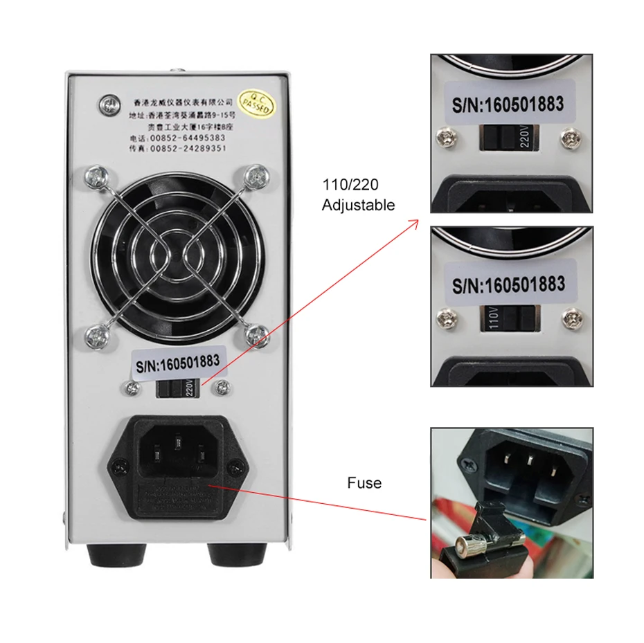 ajustável digital 30 v 10a reparo do